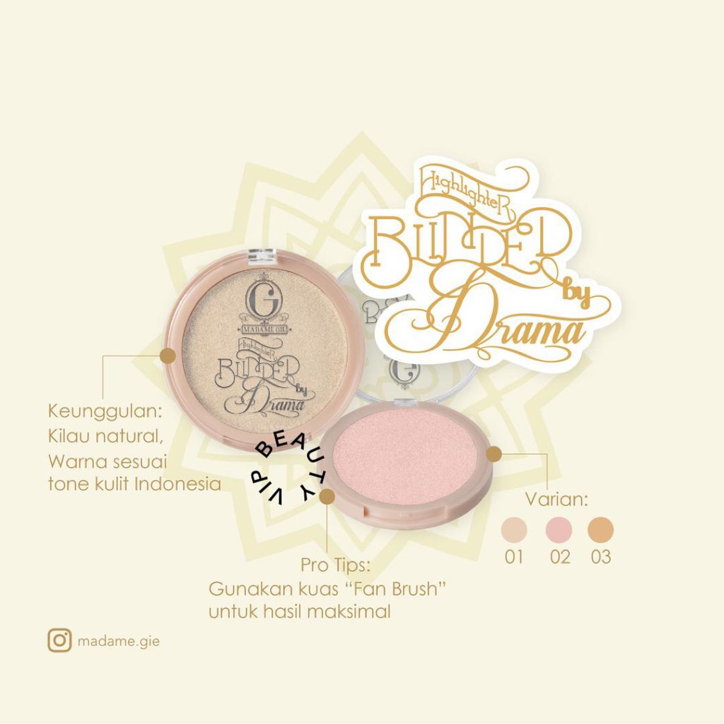 (hàng Mới Về) Phấn Bắt Sáng Madame Gie Blinded By Drama 8g | BigBuy360 - bigbuy360.vn