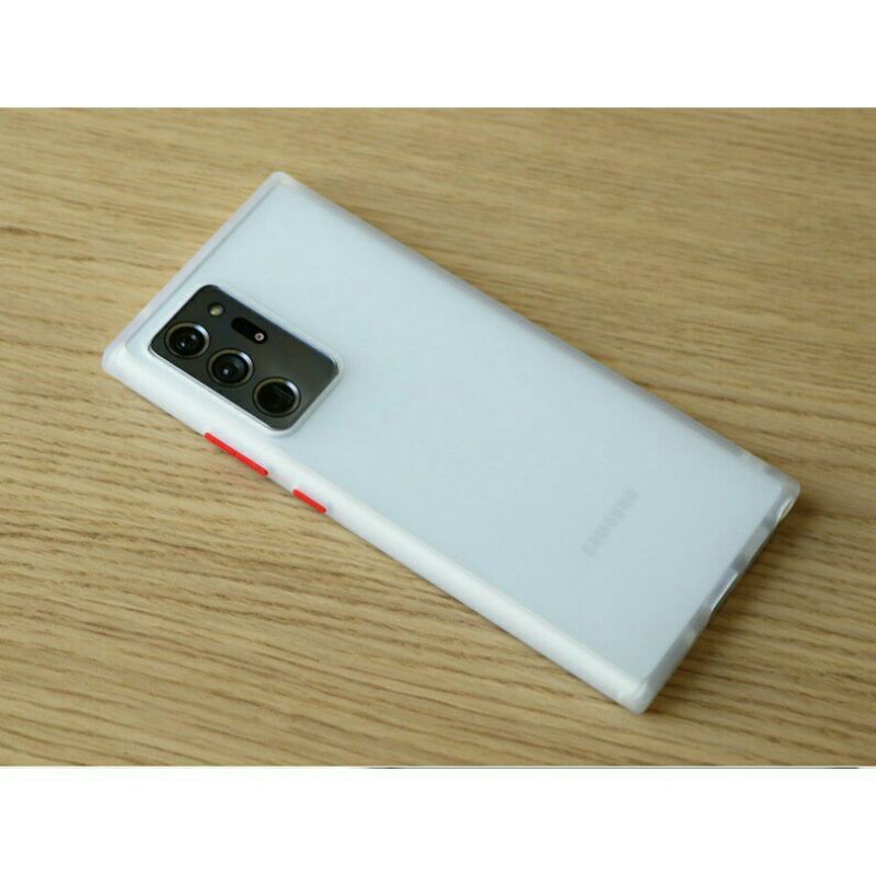 Ốp lưng LIKGUS samsung note 20 / note 20 Ultra / note 10 plus lưng nhám viền màu
