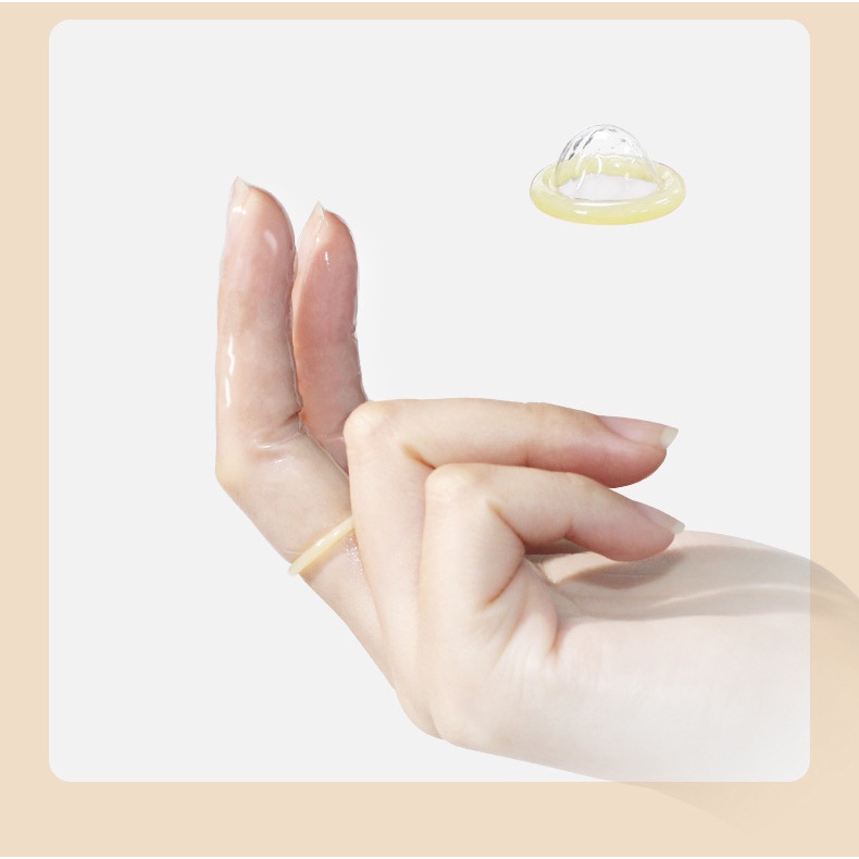 Bao cao su ngón tay siêu mỏng ELASUN Đỏ - Hương Dâu