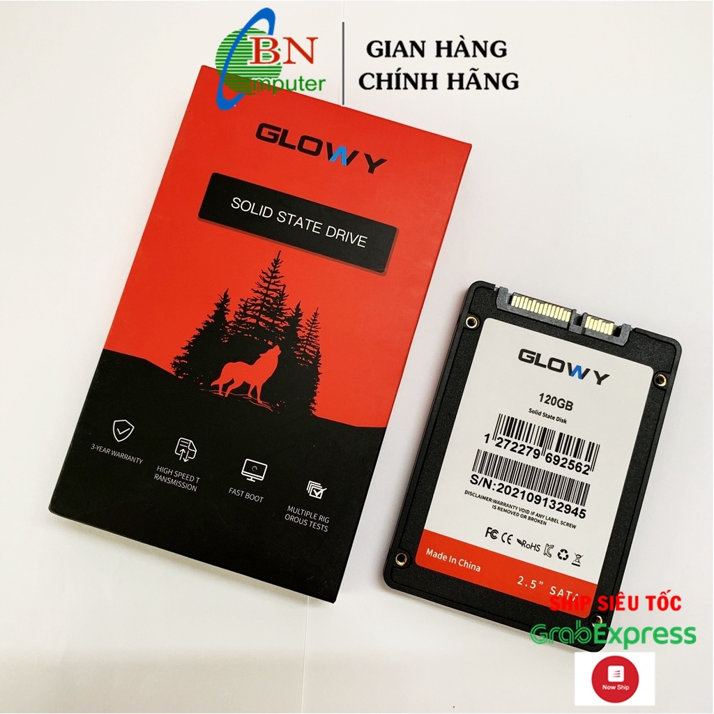 Ổ cứng SSD Gloway 120G/240G GLW12 2.5inch lưu trữ dữ liệu, phân phối chính hãng bảo hành 3 năm