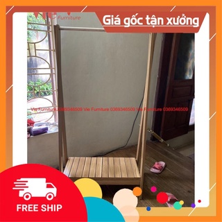Giá treo quần áo 💗freeship💗 kệ treo quần áo chữ a 1 tầng đa năng gỗ mdf cao cấp