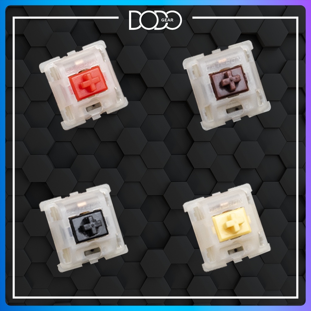 Switch Gatron Milky Gateron RGB công tắc bàn phím Switch Gateron Yellow Red Black Brown DoDo Gear