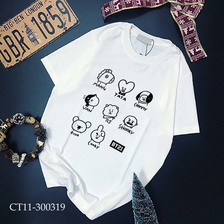 ÁO THUN BT21 BTS