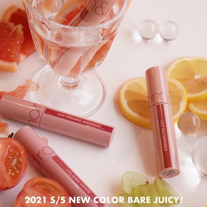 [NEW][Màu mới 22-25] Son Tint Romand Juicy Lasting Tint bóng lỳ