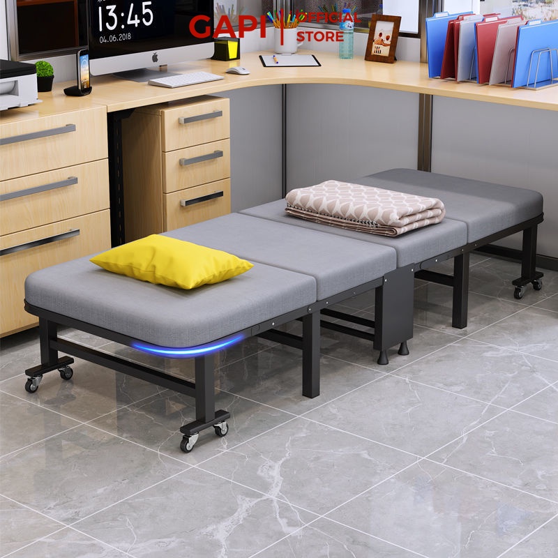 Giường Sofa gấp gọn thông minh có bánh xe di chuyển tiện lợi thích hợp dân văn phòng - GM64