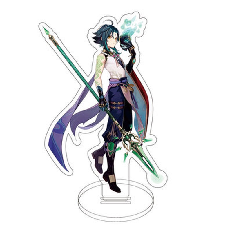 Mô hình nhân vật game Genshin Impact Zhongli Xiao Keqing Barbatos bằng acrylic sưu tập/đồ chơi trang trí để bàn