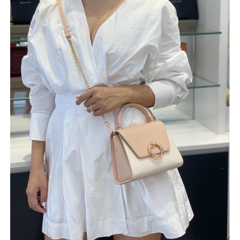 Túi quai cầm kèm dây đeo chéo síz 18cm