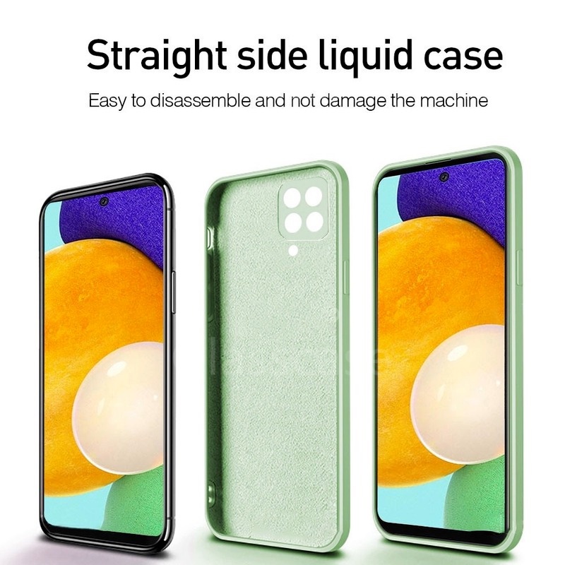 Ốp Điện Thoại Silicone Mềm Màu Trơn Chống Sốc Cho Samsung Galaxy M33 M53 M23 M12 5G