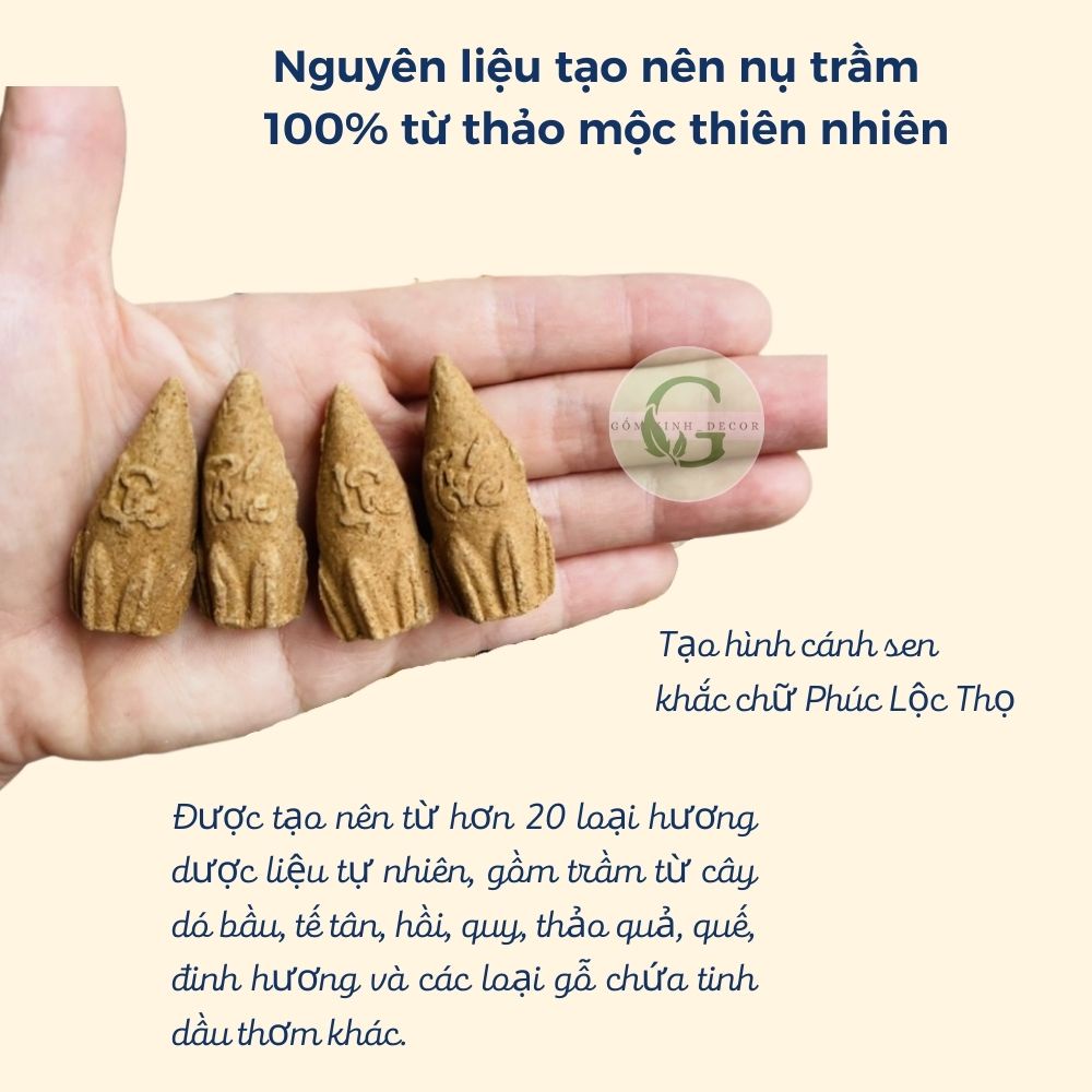 Trầm hương - Nụ nhang trầm tự nhiên dùng cho thác khói