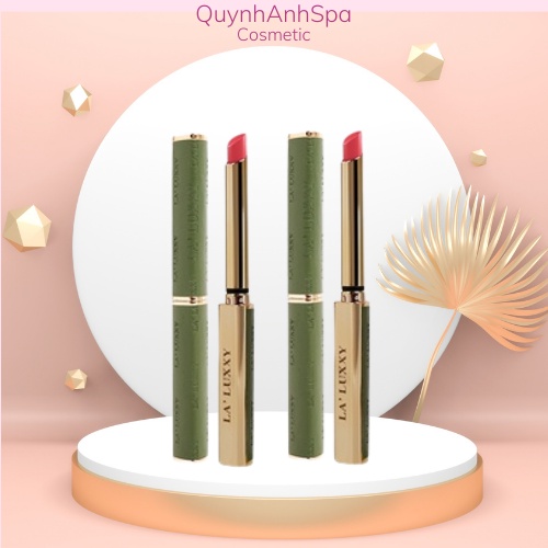 Son lạnh ROUGE DE LA’LUXXY 02 Đỏ Tuyết chính hãng Dr.lacir Quynhanhspa20 đúng màu lâu trôi