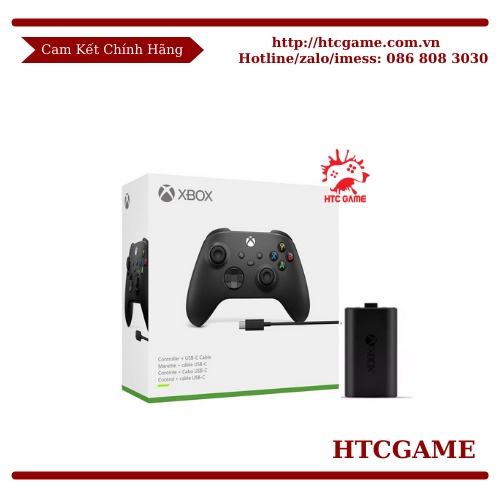 Tay cầm Xbox one + Cáp USB + bộ Pin sạc