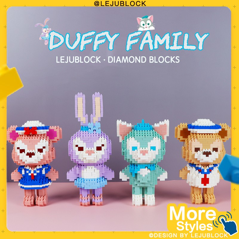 Duffy nano block stella lou khu nhà búp bê linabell hình gelatoni shelliemay mickey hình minnie đồ chơi cho trẻ em quà cho bạn gái quà sinh nhật halloween giáng sinh năm mới cinnamoroll kuromi pom pom purin sanrio con kỳ lân