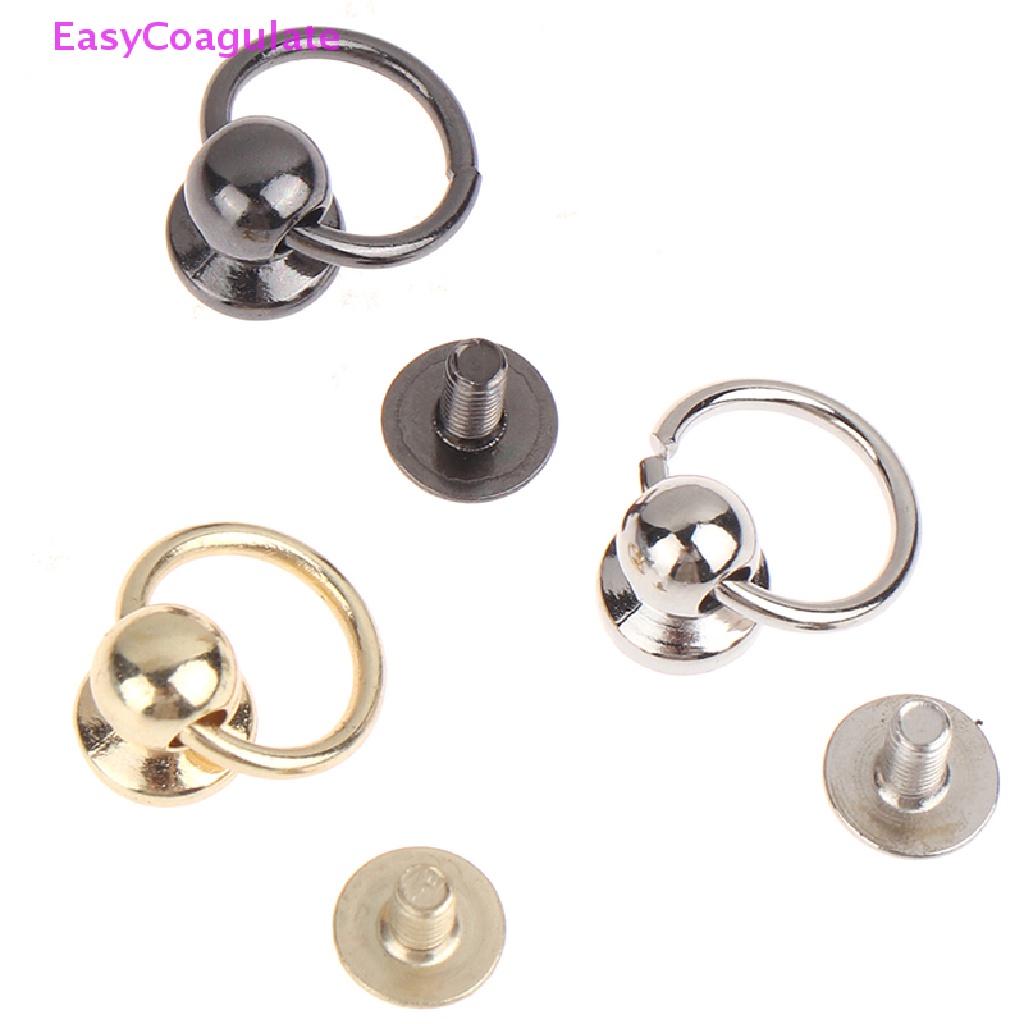 Set 10 Đinh Tán Đầu Tròn Bằng Kim Loại Chuyên Dụng