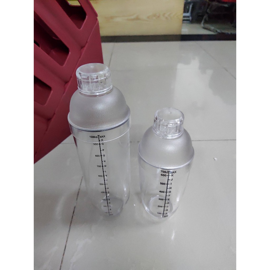 Ly lắc trà sữa, Ly nhựa lắc trà sữa có vạch chia 700ml, ly lắc 1000ml