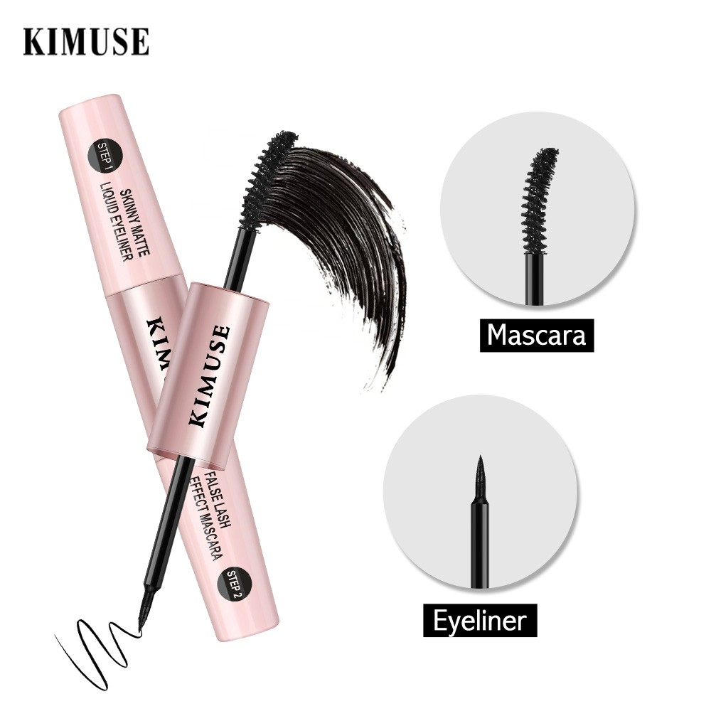 Mascara Kiêm Kẻ Mắt KIMUSE 50g 2 Trong 1 Thiết Kế Vỏ Hộp Hình Nữ Hoàng