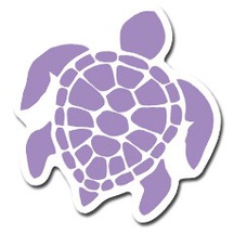 Sticker/ Hình dán Rùa Biển dùng trang trí sổ tay, điện thoại, laptop...