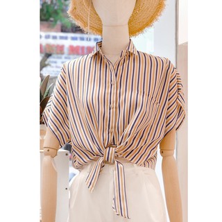 Ceci cela - áo striped sọc tay lỡ