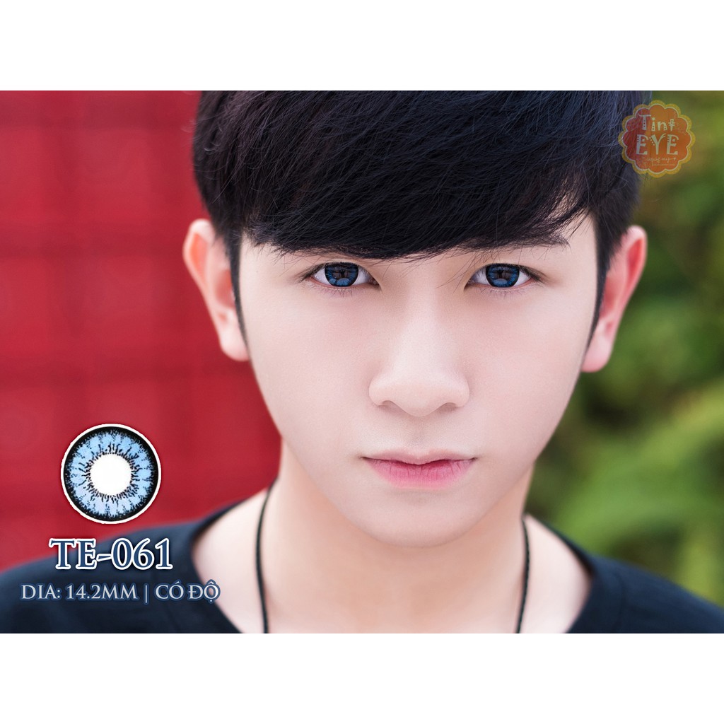 [Tặng Quà 65k] Kính Áp Tròng Tinteye Lens TE-061 Xanh Thiên Sứ