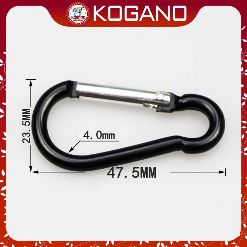 Móc khóa EDC KOGANO móc chìa khóa xe, móc balo du lịch, dã ngoại, phượt carabiner nhôm siêu bền HG-001091