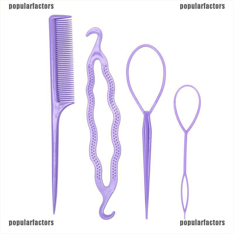 Bộ 4 Dụng Cụ Tạo Kiểu Tóc Thời Trang