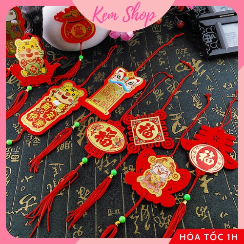 Dây Liễn Tài Lộc Treo Đào Mai Cây Cảnh Trang Trí Tết - K90
