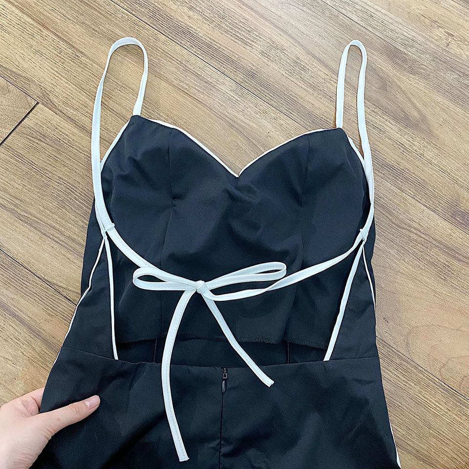 [ẢNH THẬT TRÃI SÀN] ĐẦM DÂY HỞ LƯNG SANG CHẢNH - ORGAN MINI DRESS | BigBuy360 - bigbuy360.vn