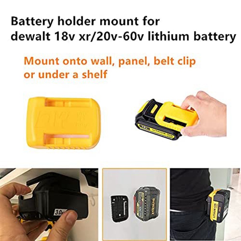 Bộ 5 giá đỡ pin DeWalt 20V 60V