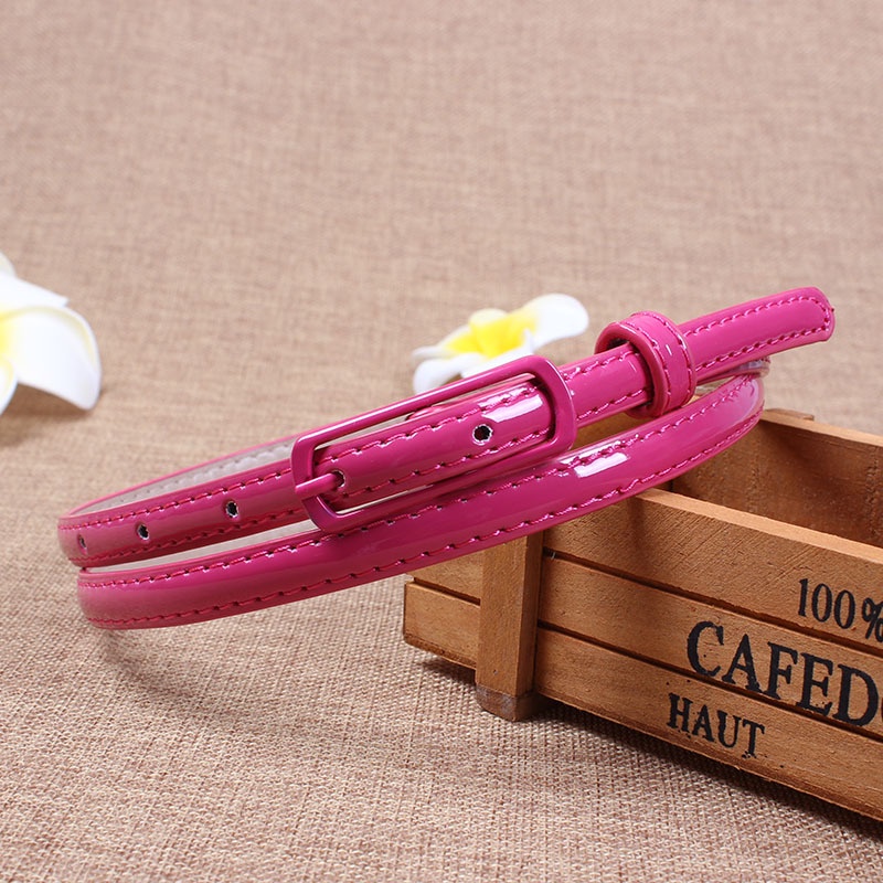 Thắt Lưng Bản Nhỏ Màu Sắc Ngọt Ngào Thời Trang Cho Nữ