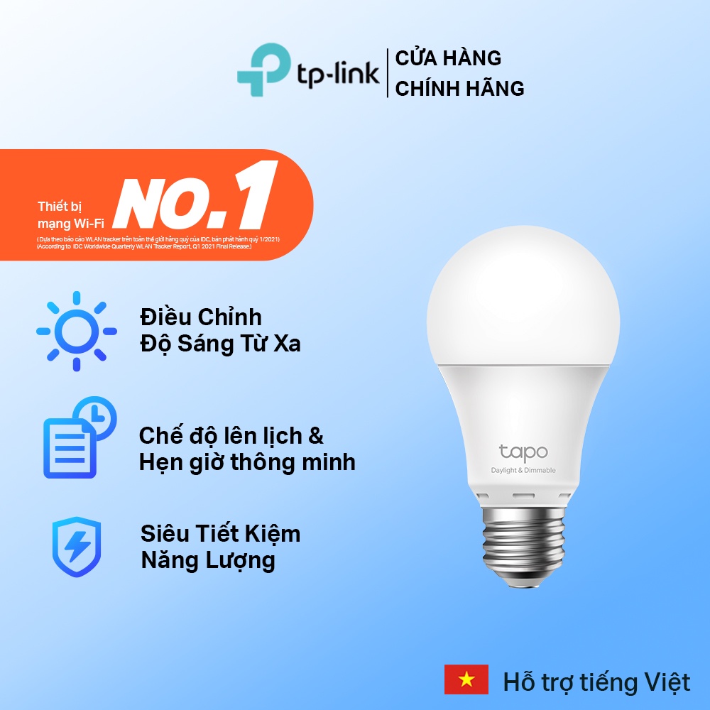 [Hỏa Tốc] Bóng Đèn Wifi Thông Minh TP-Link Tapo L510E / L520E Điều Chỉnh Độ Sáng