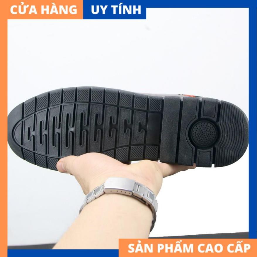 Giày lười nam màu nâu đậm chất lượng cao VP519 Gấu Nâu [HÀNG CAO CẤP] | BigBuy360 - bigbuy360.vn