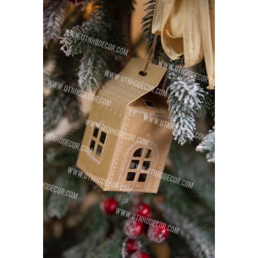 Set 10 mô hình nhà giấy trang trí