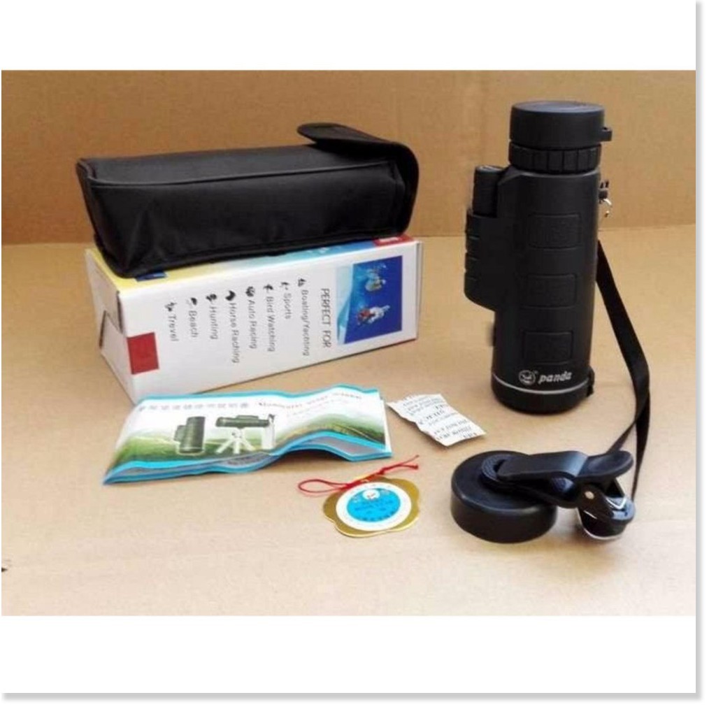 Mua Ống Nhòm Loại Tốt gắn Cho Điện Thoại Panda/Monocular 1 mắt, nhìn xuyên khoảng cách, len điện thoại