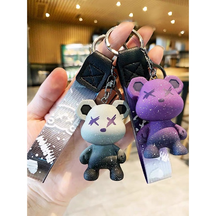 Móc khóa Bearbrick Gấu KAWS NEW thời thượng phụ kiện túi xách