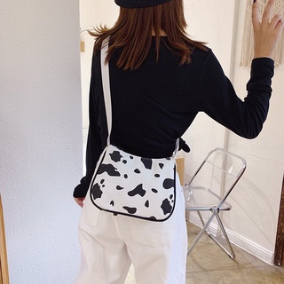 Túi đeo chéo vải canvas phong cách Hàn Quốc thời trang cho nữ Hakastore