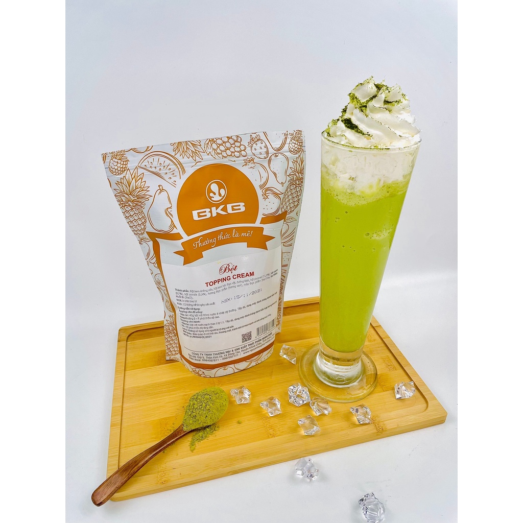 Bột topping cream BKB 500g - THAY THẾ KEM RICH BASE - CÓ VIDEO HƯỚNG DẪN