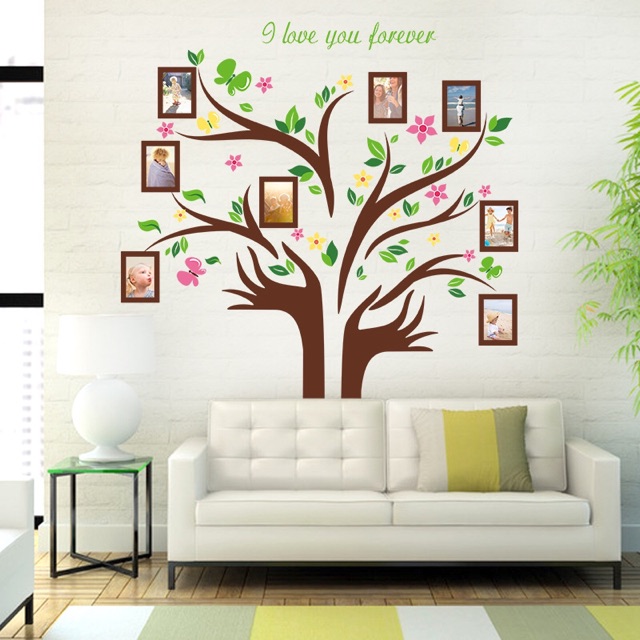Decal dán tường đèn trang trí 50.70