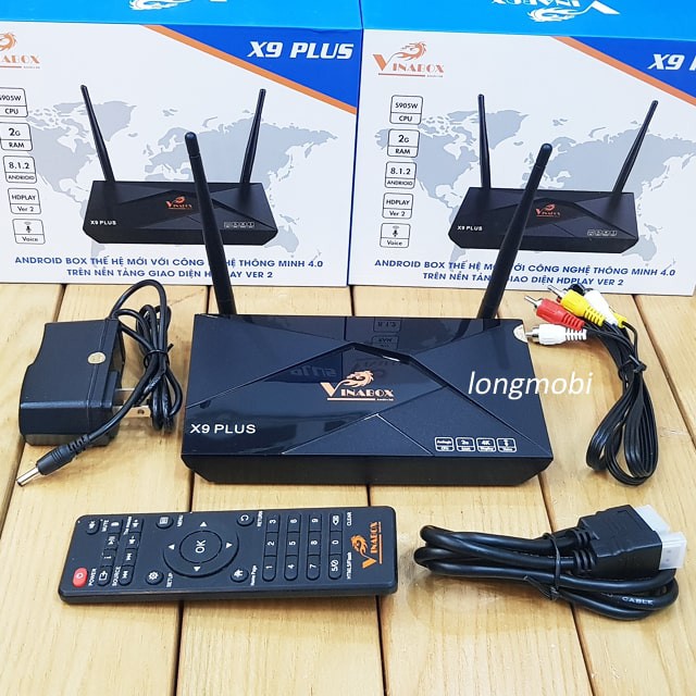 Android TV Box Vinabox X9 Plus (2GB) Hàng Chính Hãng