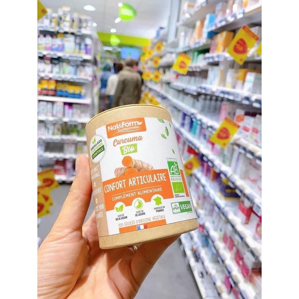 [Có bill][New]Viên_nghệ_hữu_cơ_ Nat&Form_200_viên_hàng_nội_địa_Pháp | BigBuy360 - bigbuy360.vn