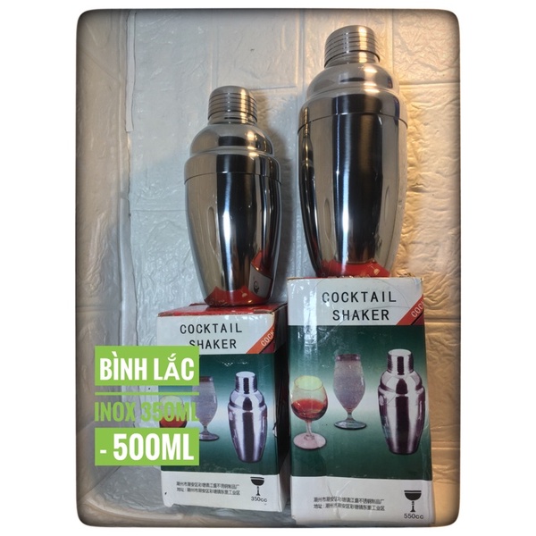 Binh lắc inox pha chế mini