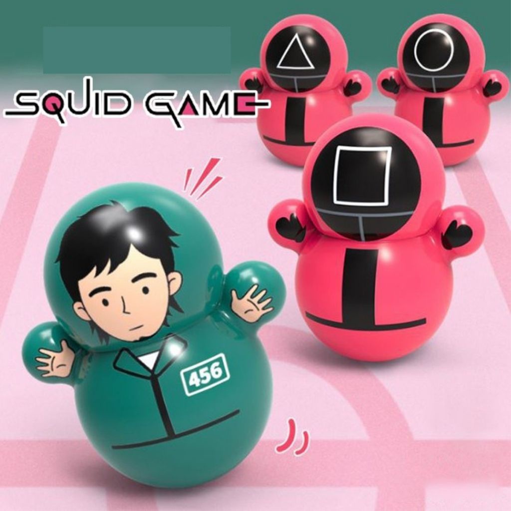 Lật Đật Mini Squid Game Doraemon, Đồ Chơi Cho Bé Giá Rẻ Nhiều Mẫu Nhiều Màu Ngộ Nghĩnh, Shop Mẹ Mốc ,LĐMN
