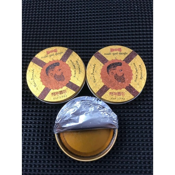 Sáp vuốt tóc clay cao cấp MALE GOD GINGLE - sáp vuốt tóc clay không nhờn không bết tạo phồng tốt 138g