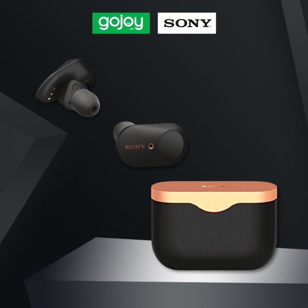 Tai Nghe Bluetooth SONY WF 1000XM3 CHÍNH HÃNG Chống Ồn Đỉnh Cao GOJOY VN Phân Phối Bảo Hành 1 Năm Êm Tai Bass Mạnh Mẽ