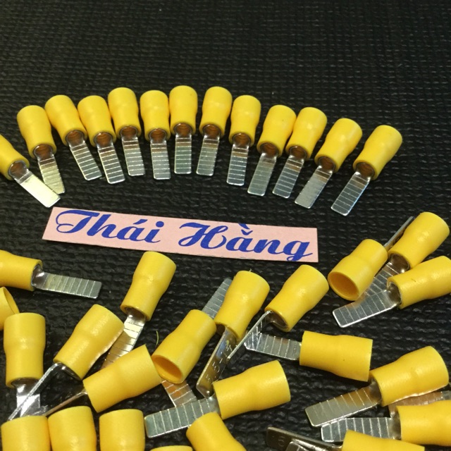 Đầu coss Pin dẹt 5.5-14 màu ngẫu nhiên (100 chiếc)