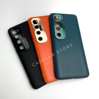 Ốp BEATLE lưng DA viền camera Kim Loại cho Xiaomi Mi10/ Mi10 Ultra