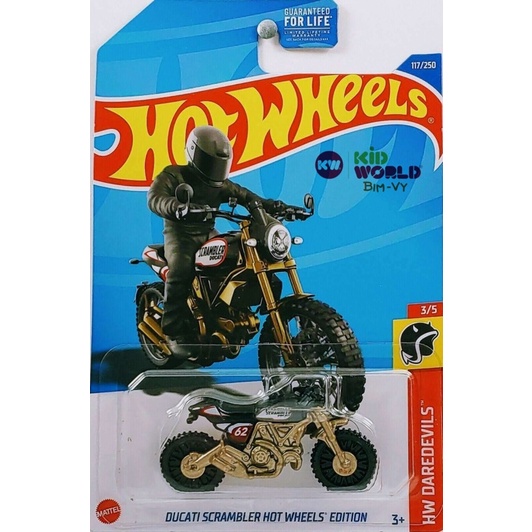 Xe mô hình Hot Wheels basic Moto Ducati Scrambler Edition HCT66.