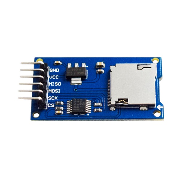 Module Micro SD Card (Mạch đọc thẻ nhớ, phát nhạc MP3 cho Arduino)-Micro SD Arduino Q20 module đọc thẻ nhớ