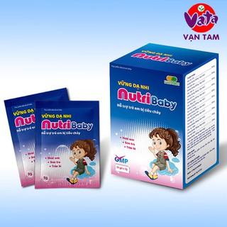 Vững Dạ Nhi - Hỗ Trợ Giảm Đầy Hơi , Chướng Bụng , Khó Tiêu Hóa Cho Bé ( Hộp 20 Gói )