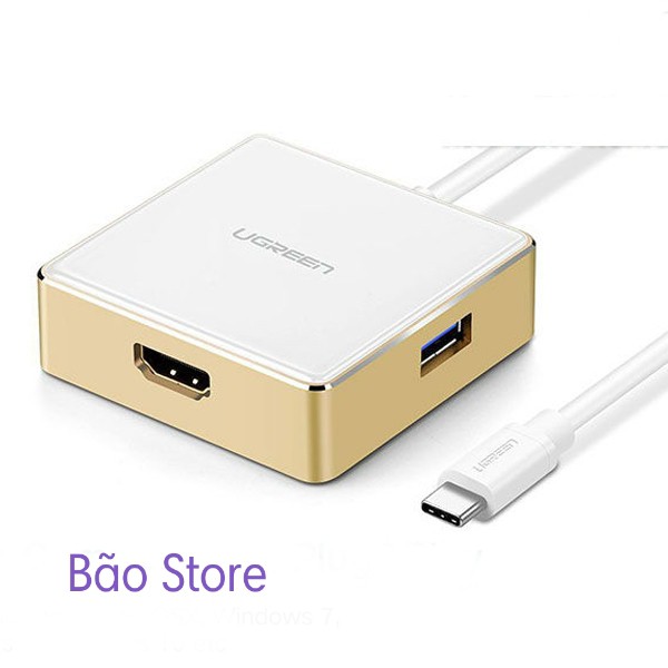 USB-C TO 3 USB + VGA + TYPE C UGREEN (30442) MV [ Freeship ] Chuyển từ Type C ra 3 cổng USB