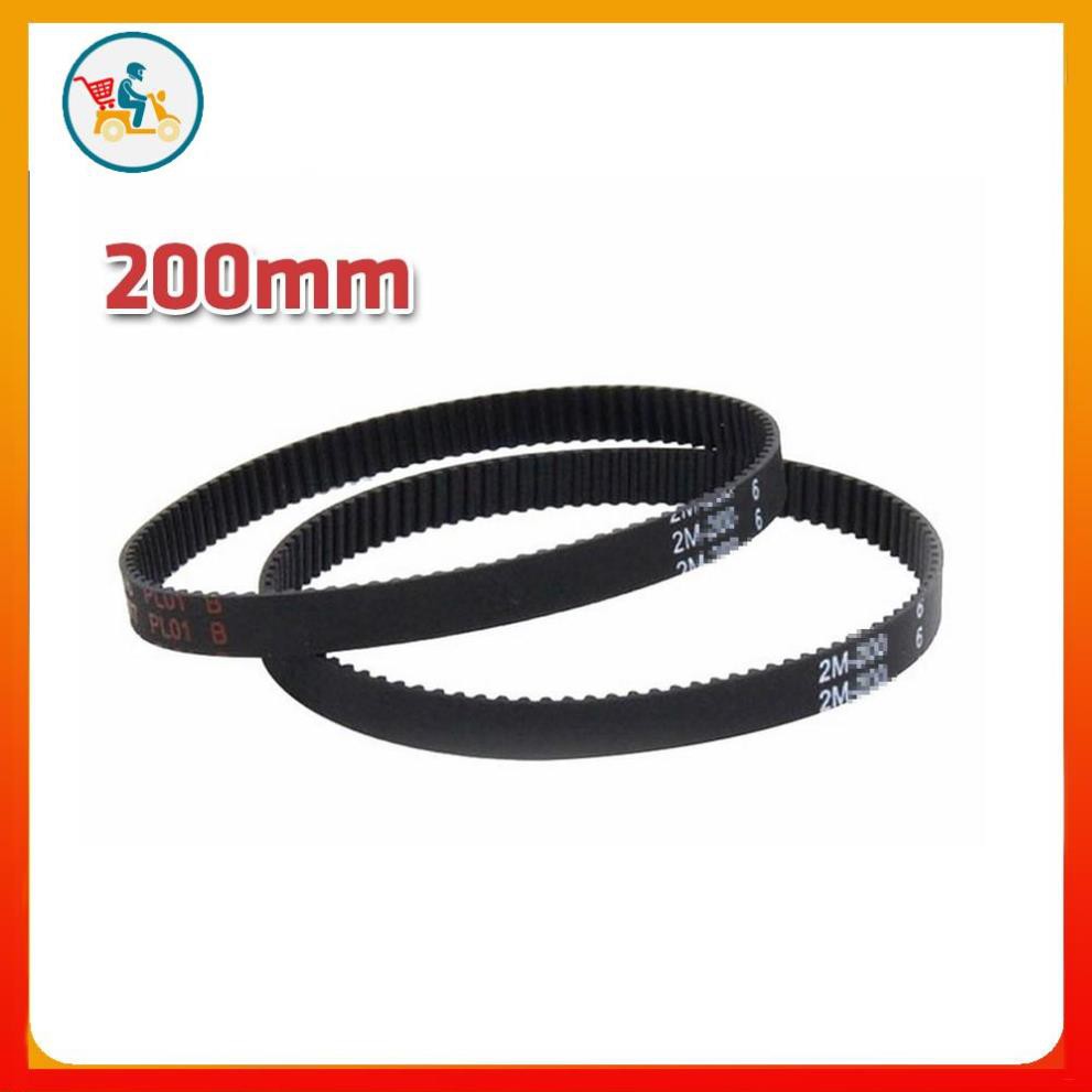 Dây vòng đai  curoa cu roa cô roa GT2-200mm bề rộng 6mm