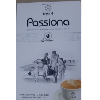 Cà Phê Phái Đẹp Trung Nguyên Passiona Hộp 14 Gói